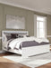 Maeling - King Upholstered Panel Bed - White - Tallahassee Discount Furniture (FL)