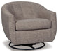 Upshur - Swivel Glider Accent Chair - Taupe - Tallahassee Discount Furniture (FL)