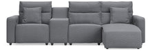 Modmax II - Reclining Sectional - Salt And Pepper - Tallahassee Discount Furniture (FL)