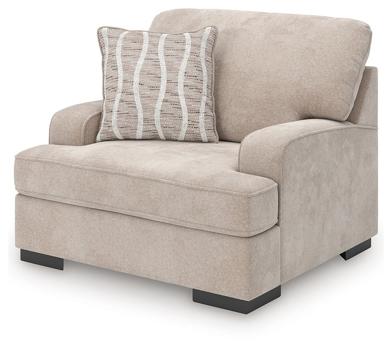 High Profile - Chair and a Half - Taupe - Tallahassee Discount Furniture (FL)