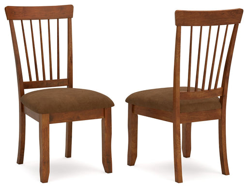 Berringer - Dining UPH Side Chair (Set of 2) - Rustic Brown - Tallahassee Discount Furniture (FL)
