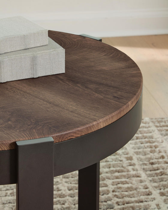 Horizon Hills - Occasional Table Set (Set of 3) - Brown / Black - Tallahassee Discount Furniture (FL)