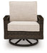 Monterey Point - Swivel Lounge Chair (Set of 2) - Dark Brown - Tallahassee Discount Furniture (FL)