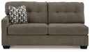 Mahoney - Chocolate - Laf Sofa - Tallahassee Discount Furniture (FL)