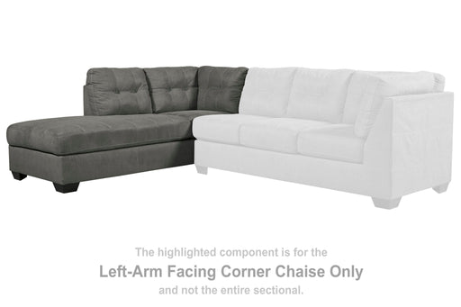 Pitkin - LAF Corner Chaise - Slate - Tallahassee Discount Furniture (FL)