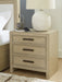 Calmoro - Three Drawer Night Stand - Gray - Tallahassee Discount Furniture (FL)
