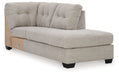 Mahoney - Pebble - Raf Corner Chaise - Tallahassee Discount Furniture (FL)