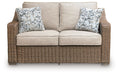 Laguna Heights - Loveseat With Cushion - Beige - Tallahassee Discount Furniture (FL)