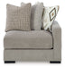 Aslan Court - Pebble - Raf Corner Chair - Tallahassee Discount Furniture (FL)