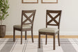 Moriville - Dining UPH Side Chair (Set of 2) - Beige - Tallahassee Discount Furniture (FL)