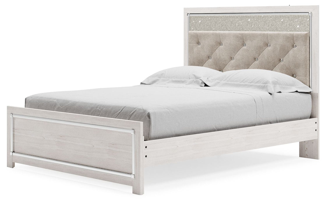 Altyra - White - Queen Panel Bed With Roll Slats - Tallahassee Discount Furniture (FL)