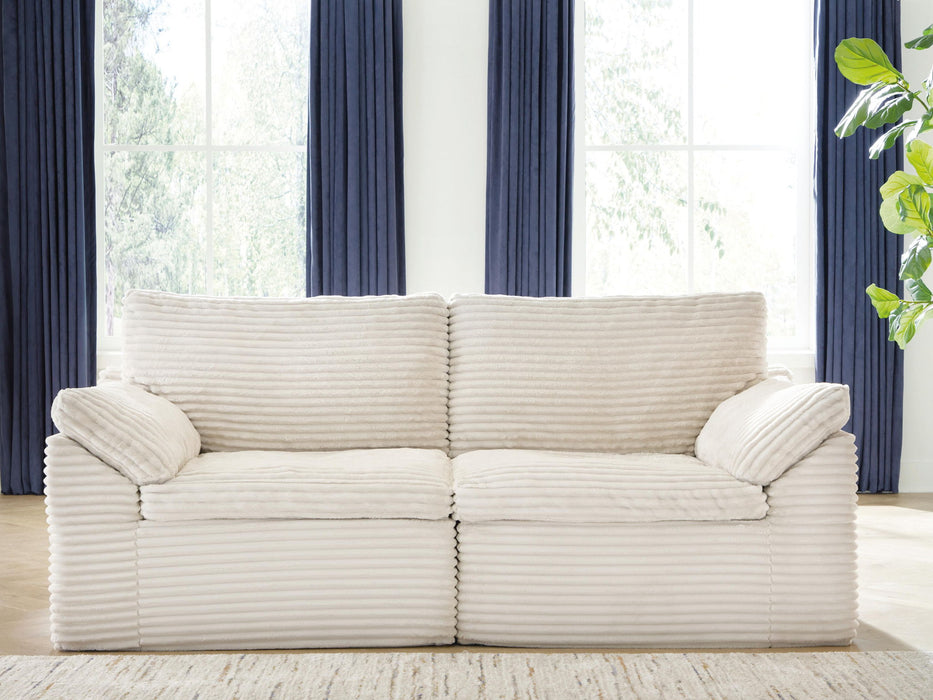 Fannin - LAF / RAF Corner Chair (Set of 2) - Ivory - Tallahassee Discount Furniture (FL)