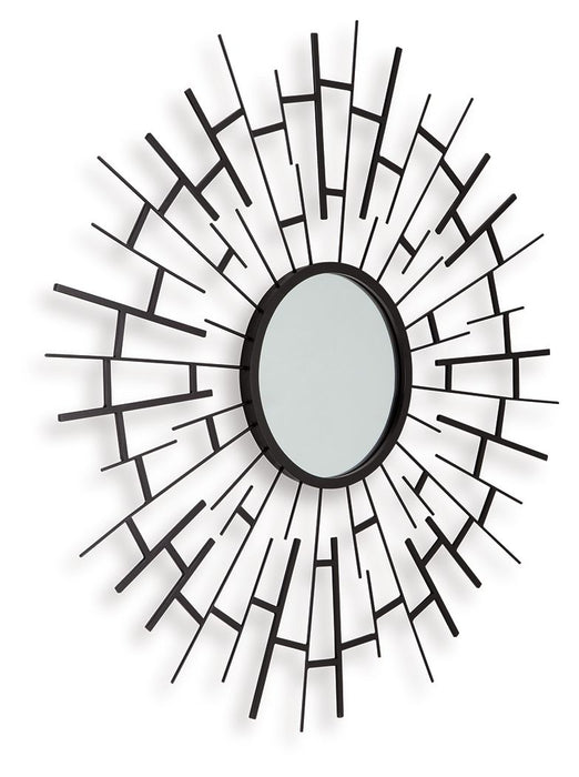 Garrenworth - Black - Accent Mirror - Tallahassee Discount Furniture (FL)