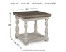 Havalance - Rectangular End Table - Gray / White - Tallahassee Discount Furniture (FL)
