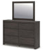 Fraluna - Charcoal - Dresser And Mirror - Tallahassee Discount Furniture (FL)
