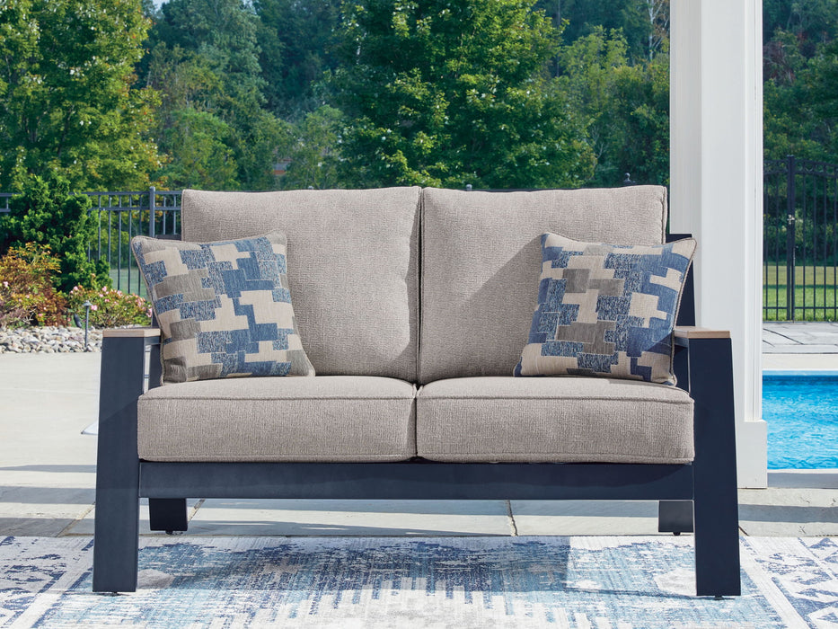 East Beach - Loveseat With Cushion - Blue - Tallahassee Discount Furniture (FL)