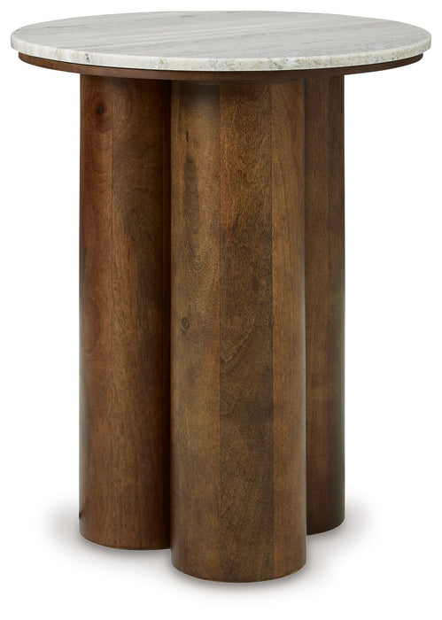 Henfield - Beige / Brown - Accent Table - Tallahassee Discount Furniture (FL)