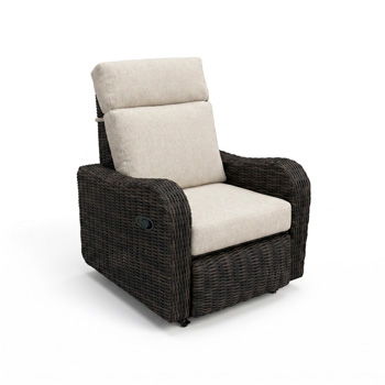 Mission Beach - Recliner - Brown / Beige - Tallahassee Discount Furniture (FL)