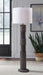 Fainwell - Poly Floor Lamp - Distressed Black - Tallahassee Discount Furniture (FL)
