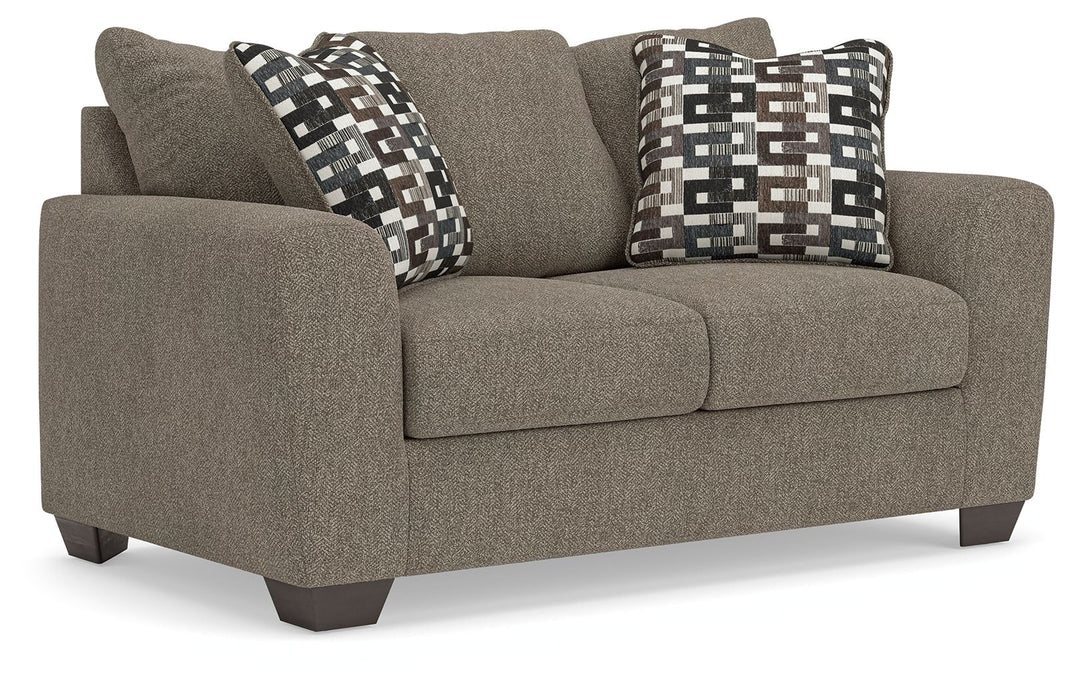 Triston-Peaks - Loveseat - Suede - Tallahassee Discount Furniture (FL)