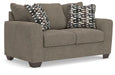 Triston-Peaks - Loveseat - Suede - Tallahassee Discount Furniture (FL)