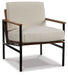 Tilden - Accent Chair - Ivory / Brown - Tallahassee Discount Furniture (FL)