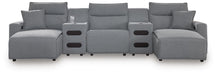 Modmax II - Reclining Sectional - Salt And Pepper - Tallahassee Discount Furniture (FL)