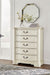 Arlendyne - Antique White - Five Drawer Chest - Tallahassee Discount Furniture (FL)