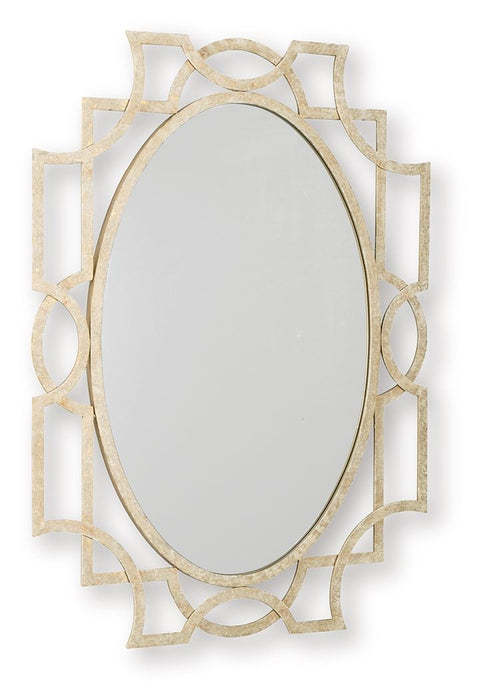 Fulkmore - Antique Gold Finish - Accent Mirror - Tallahassee Discount Furniture (FL)