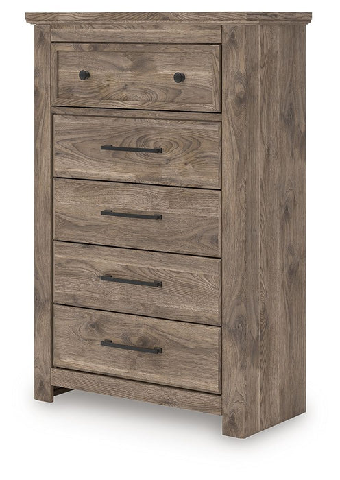 Rusticott - Brown - Five Drawer Chest - Tallahassee Discount Furniture (FL)