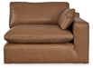 Emilia - Caramel - Raf Corner Chair - Tallahassee Discount Furniture (FL)