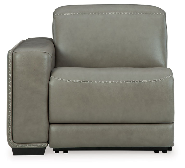 Correze - Gray - LAF Zero Wall Power Recliner - Tallahassee Discount Furniture (FL)