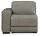 Correze - Gray - LAF Zero Wall Power Recliner - Tallahassee Discount Furniture (FL)