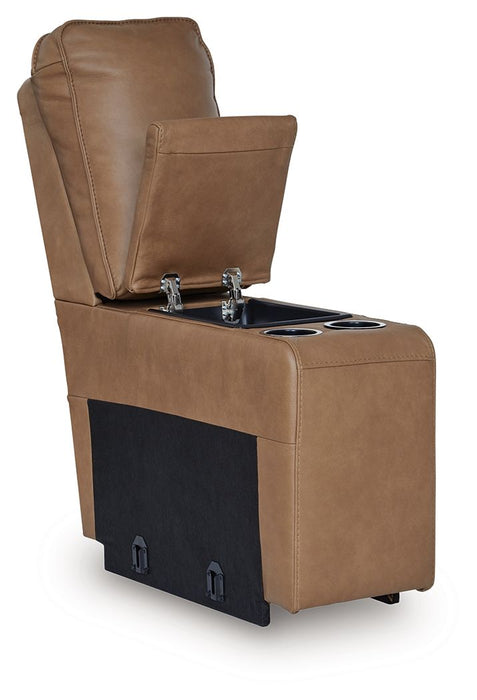 DeepWakes - Console With Storage - Caramel - Tallahassee Discount Furniture (FL)