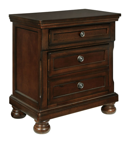 Porter - Dark Brown - Two Drawer Night Stand - Tallahassee Discount Furniture (FL)