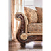 NICANOR Tan/Gold Love Seat - Tallahassee Discount Furniture (FL)