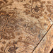 NICANOR Tan/Gold Love Seat - Tallahassee Discount Furniture (FL)