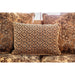 NICANOR Tan/Gold Love Seat - Tallahassee Discount Furniture (FL)